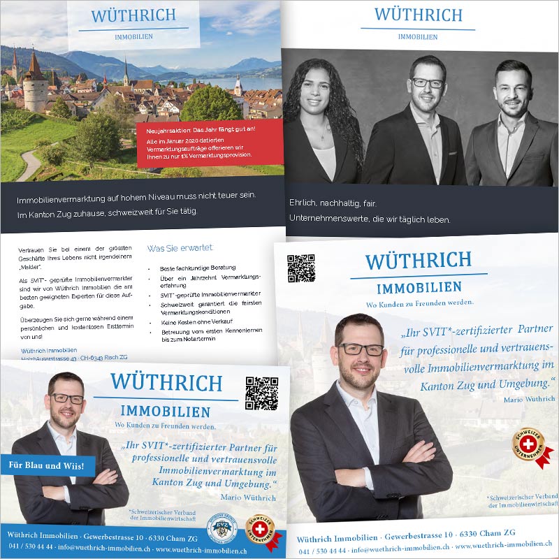 Referenz Flyer Grafikdesign der Werbeagentur und Kreativagentur Graubünden